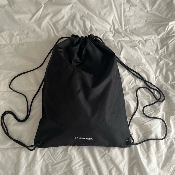 Balenciaga Nylon Drawstring Backpack - Picture 1 of 7